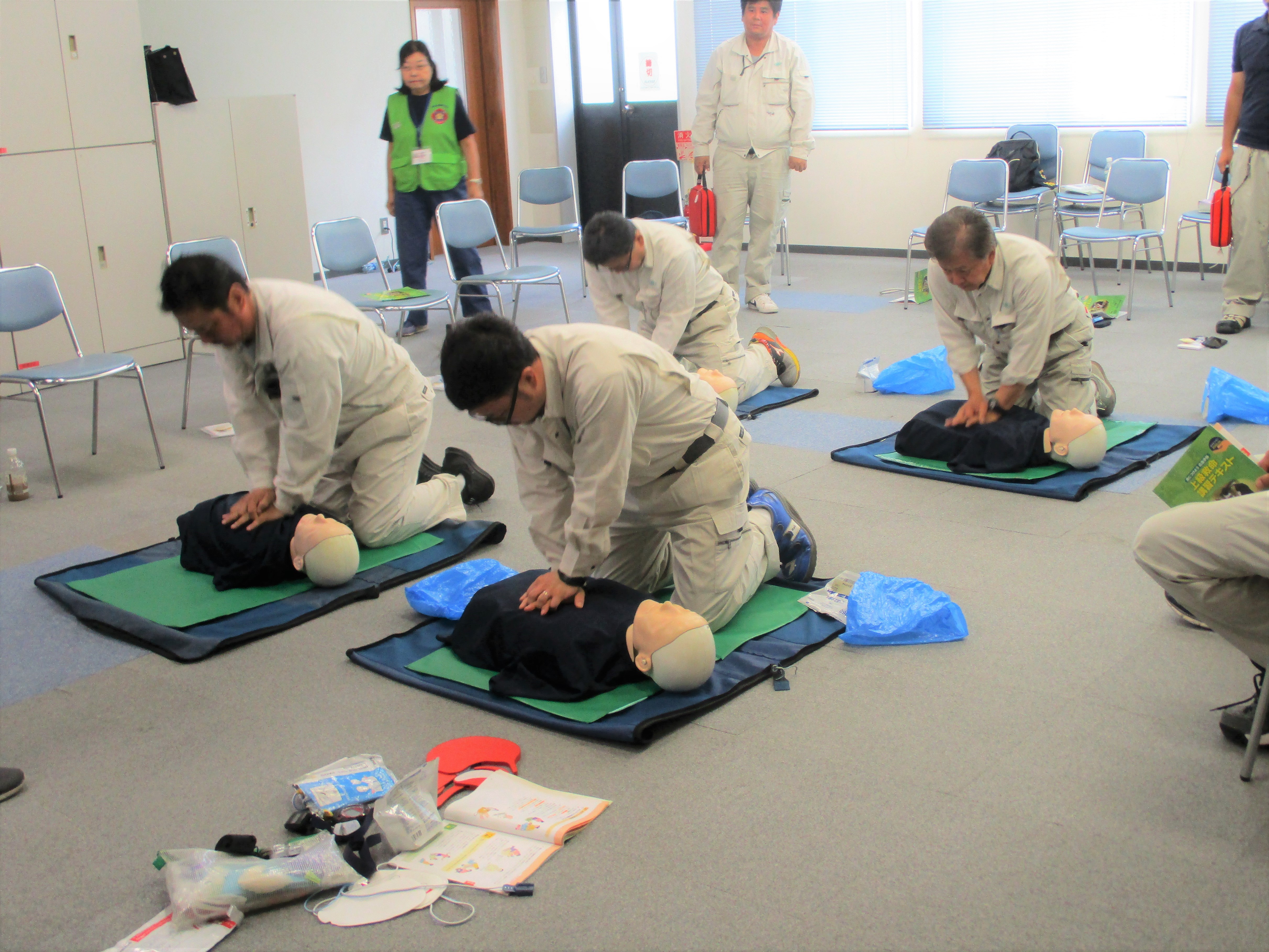 上級救命技能認定講習を受講 お知らせ｜奥多摩建設工業株式会社