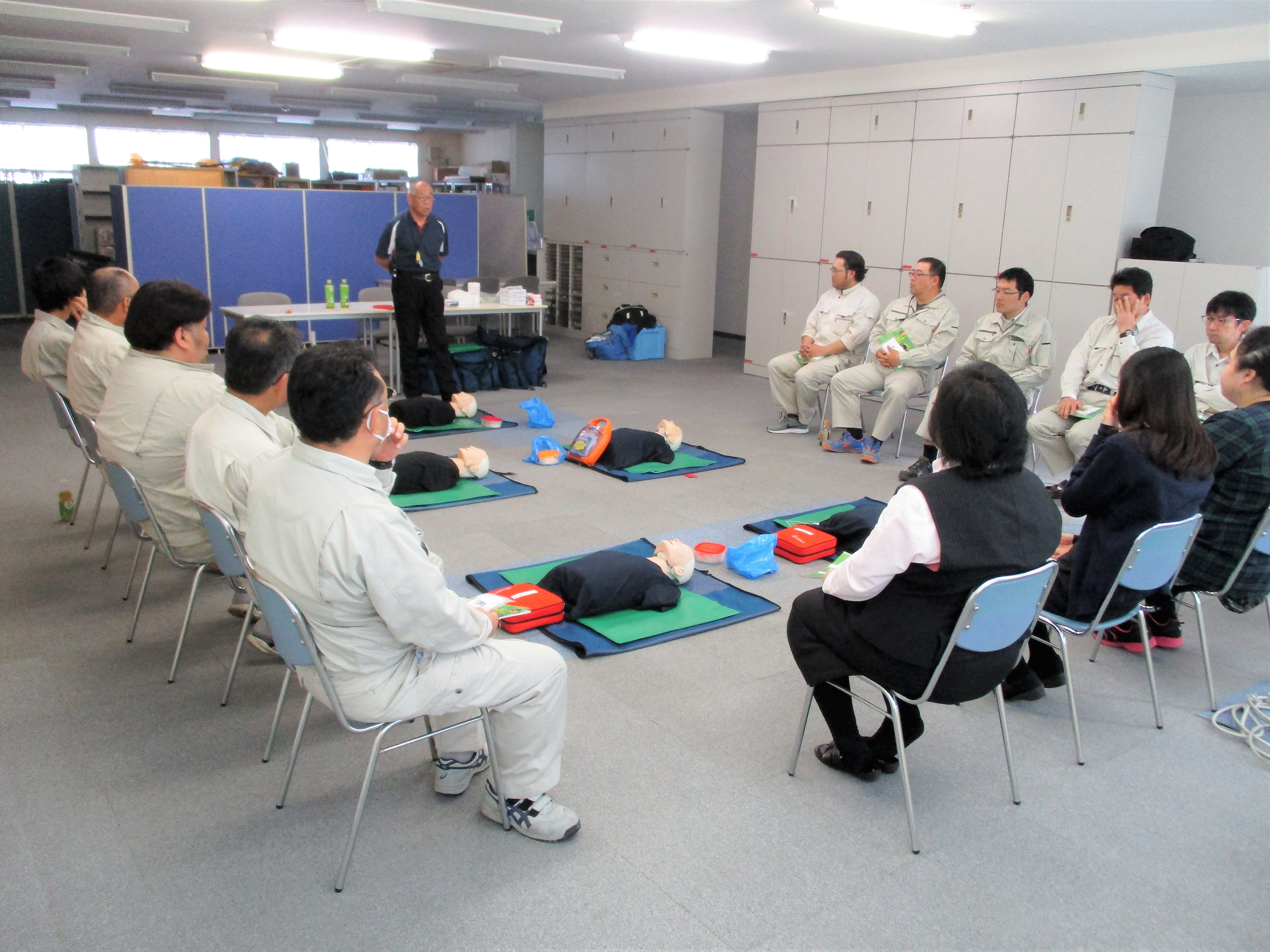 上級救命技能認定講習を受講 お知らせ｜奥多摩建設工業株式会社